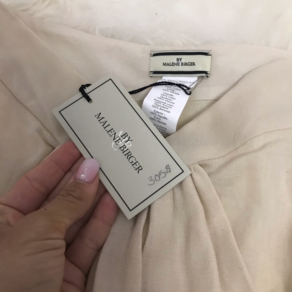BY MALENE BIRGER Beyana draped cotton-crepe skirt - Picture 4 of 6